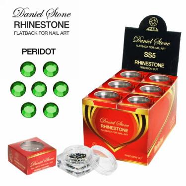 Daniel Stone Rhinestone in Ready-to-Use Jar | SS-5 | Peridot  {18/box}