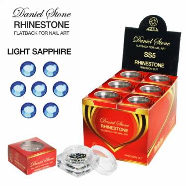 Daniel Stone Rhinestone in Ready-to-Use Jar | SS-5 | Light Sapphire  {18/box}