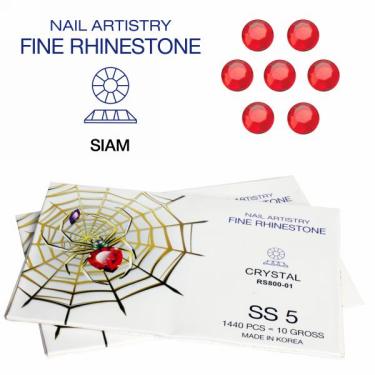 Spider Rhinestone | SS-5 | Siam  {5/bundle}