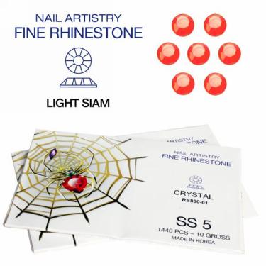 Spider Rhinestone | SS-5 | Light Siam  {5/bundle}