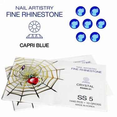 Spider Rhinestone | SS-5 | Capri Blue  {5/bundle}