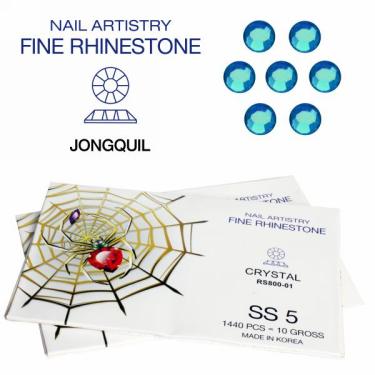 Spider Rhinestone | SS-5 | Blue Zircon  {5/bundle}