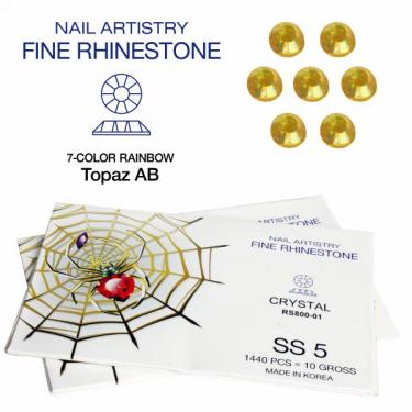 Spider Rhinestone | SS-5 | Topaz AB  {5/bundle}