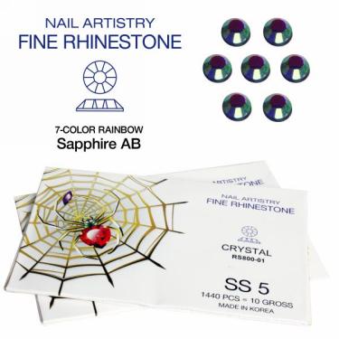 Spider Rhinestone | SS-5 | Sapphire AB  {5/bundle}