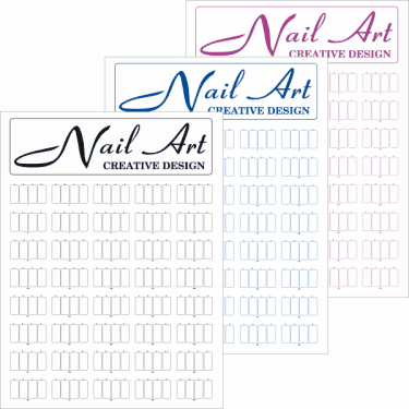 Heavy Duty Nail Art Wall-Mounted Display  {10/pack}