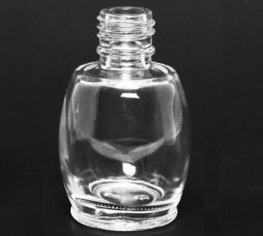 0.5 oz Clear Nail Polish Bottle | Round | 15mm neck  {360/thùng}