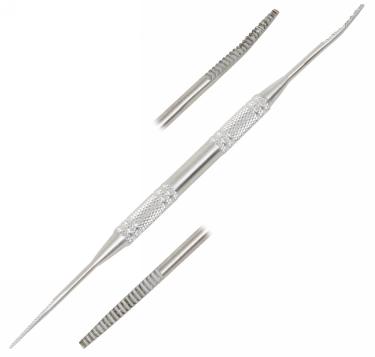 Stainless Steel Ingrown Toenail File | Double-sided  {48/bao}