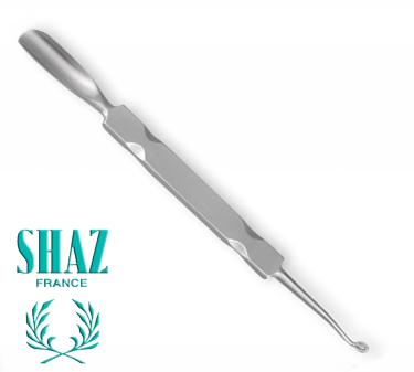 Shaz France large round spoon pusher & under nail cleaner 743 | High Quality   {24/bao}