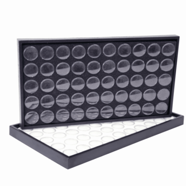 50-Slot Charm Tray | White Foam  {20/th&ugrave;ng}