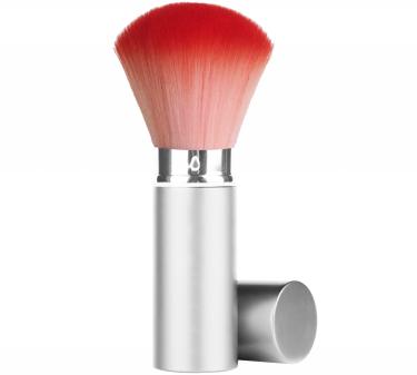 Retractable Premium Facial/Dust Brush | Silver | Medium | 2-Tone  {50/thùng} #2