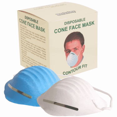 Disposable Cone Face Mask   {20/th&ugrave;ng}