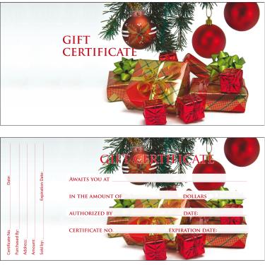 Gift Certificate | 50/book | Design 10  {40/hộp}