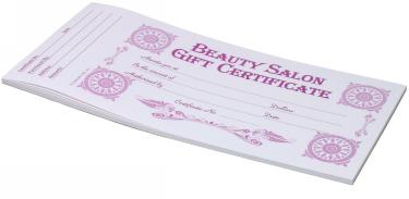 Beauty Salon Gift Certificate | 24/book   {50/há»™p} #2