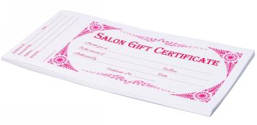 Salon Gift Certificate | 24/book   {50/há»™p} #2