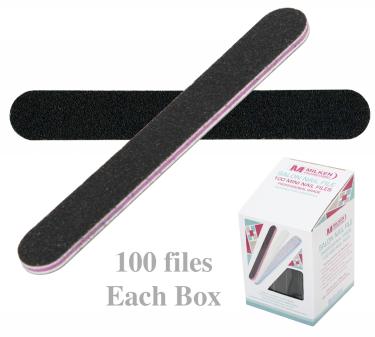 Milken Disposable Mini Nail File | Black  {24/thùng}