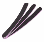 Berkeley Boomerang Nail File | Black  {20/thùng}