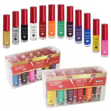 Clarion Nail Art | 1/4 oz bottle | 12-Bottle Basic Collection 1  {24/th&ugrave;ng}