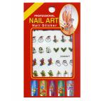 Christmas 2-D Nail Decal | 12 Assorted Stickers Set  {5 sets/bao}