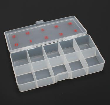 10-Slot Soft Plastic Small Tip Box  {100/thùng} #2