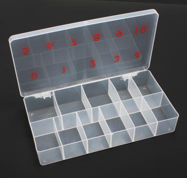 11-Slot Soft Plastic Large Tip Box  {100/thùng} #2