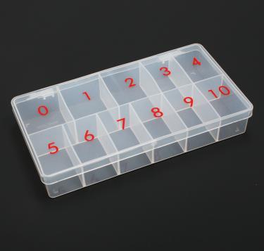 11-Slot Soft Plastic Large Tip Box  {100/thùng}