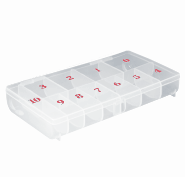 Contour  11-Slot Large Tip Box | Soft Plastic  {100/th&ugrave;ng}