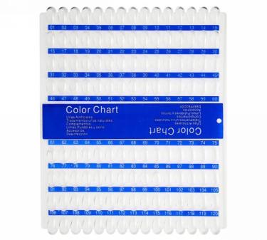 120-Tip Rectangular Polish Display | Clear  {50/thùng}